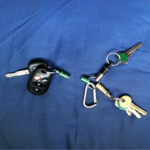 Separating my car key from the rest of my key chain seemed like a good idea at the time!